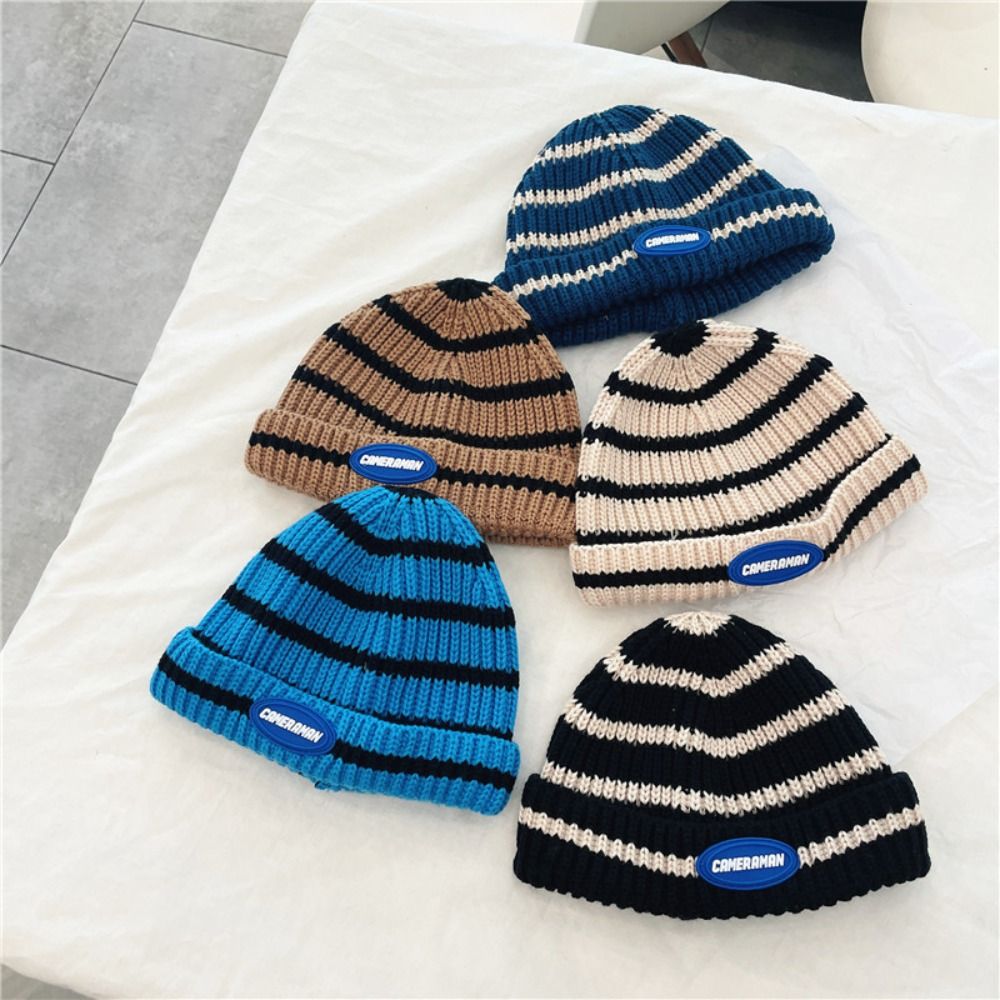 Beanie Cuffed Knit - قبعات أطفال عصرية دافئة قابلة للتنفس