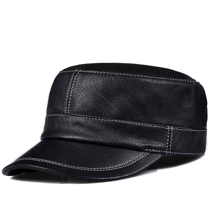 Baseball Cap Structured - العصرية جلد الخراف شقة أفضل قبعة