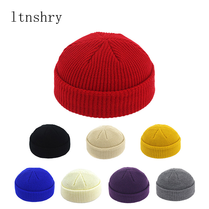 Beanie Cuffed Knit - قبعة بيني للجنسين محبوكة بحواف مطوية