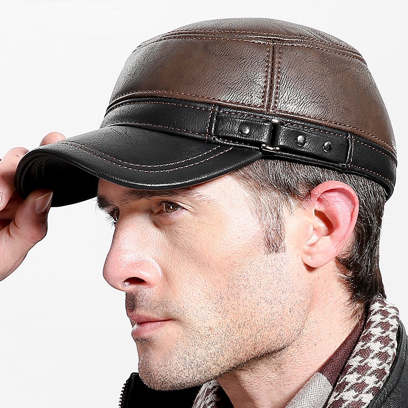 جلد البقر جلد طبيعي قبعات البي - مراجعة Baseball Cap Structured وسعره