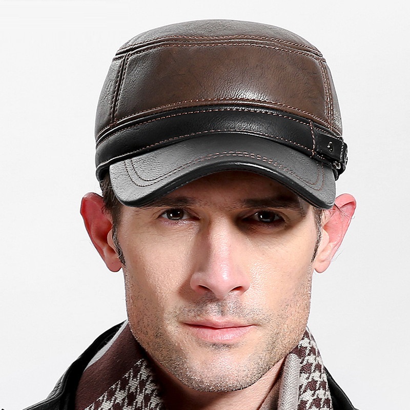 جلد البقر جلد طبيعي قبعات البي - مراجعة Baseball Cap Structured وسعره