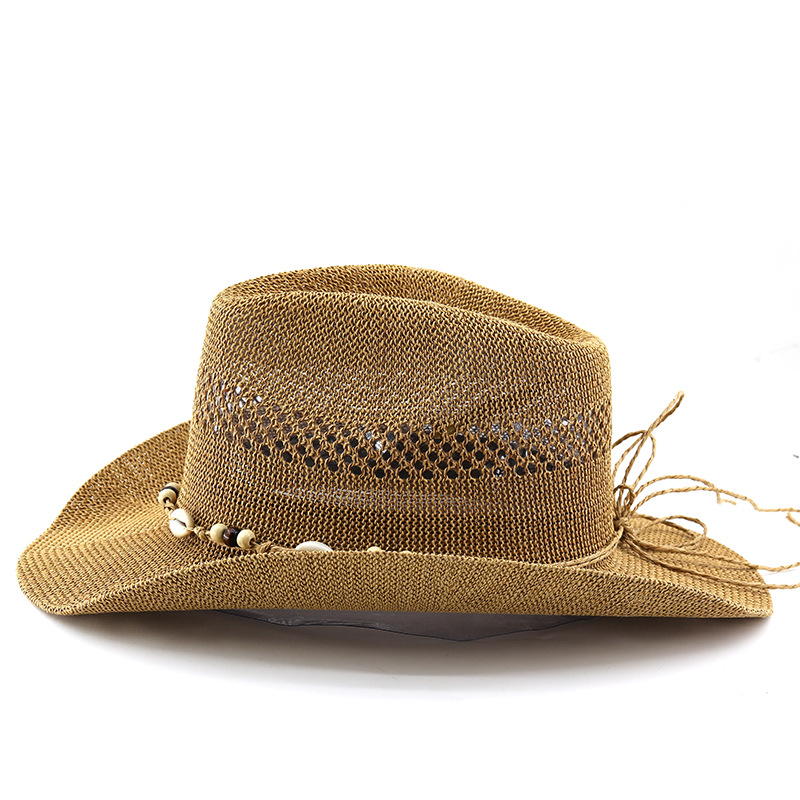 قبعة قش صيفية جديدة 2026 بتصمي - مراجعة Cowboy Hat Straw وسعره