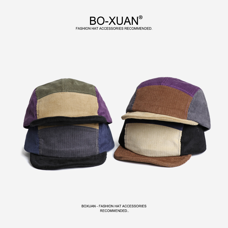 قبعات بيسبول رجالية قصيرة الحو - مراجعة Corduroy Cap 5 Panel وسعره