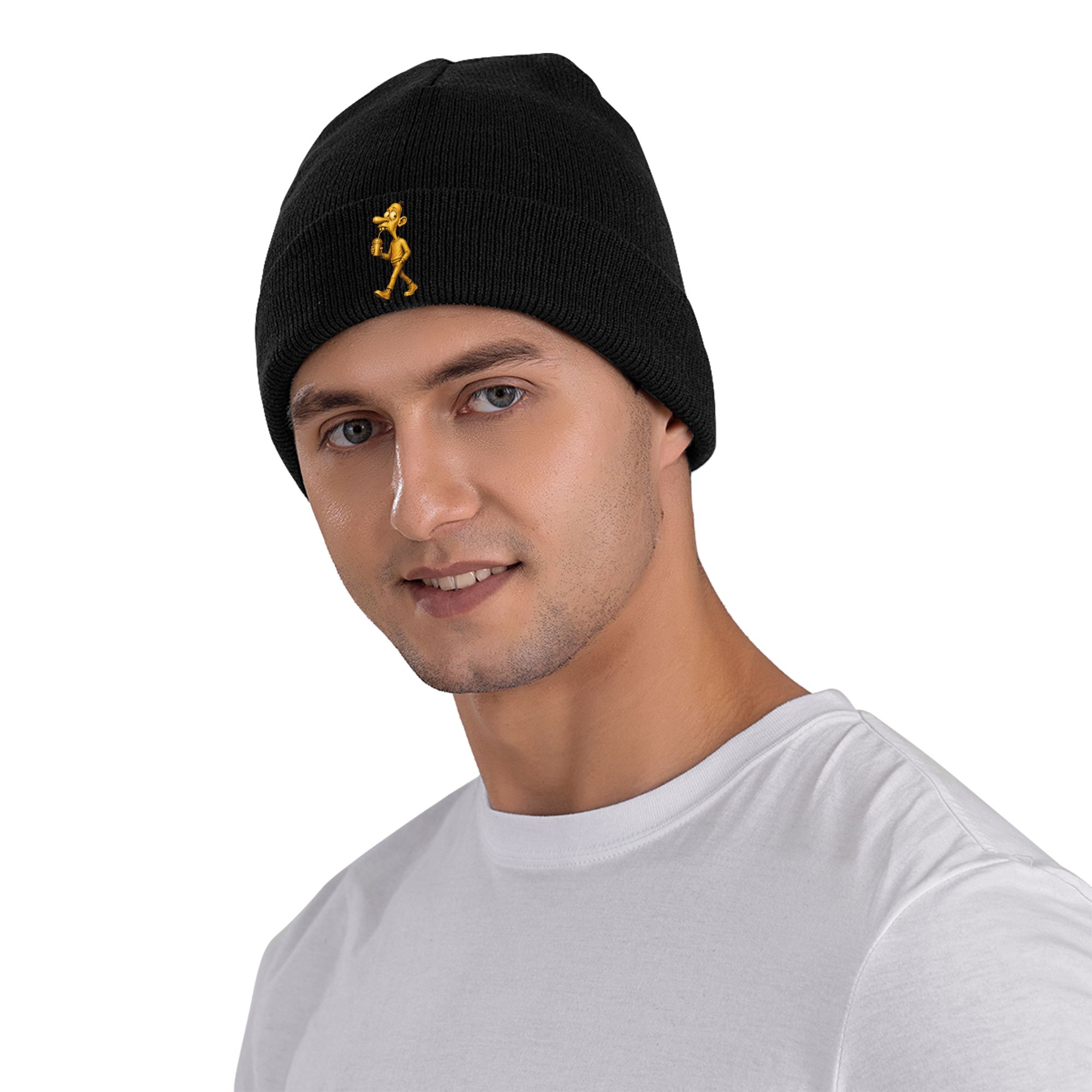 قبعة بيني محبوكة دافئة للشتاء  - مراجعة Beanie Cuffed Knit وسعره