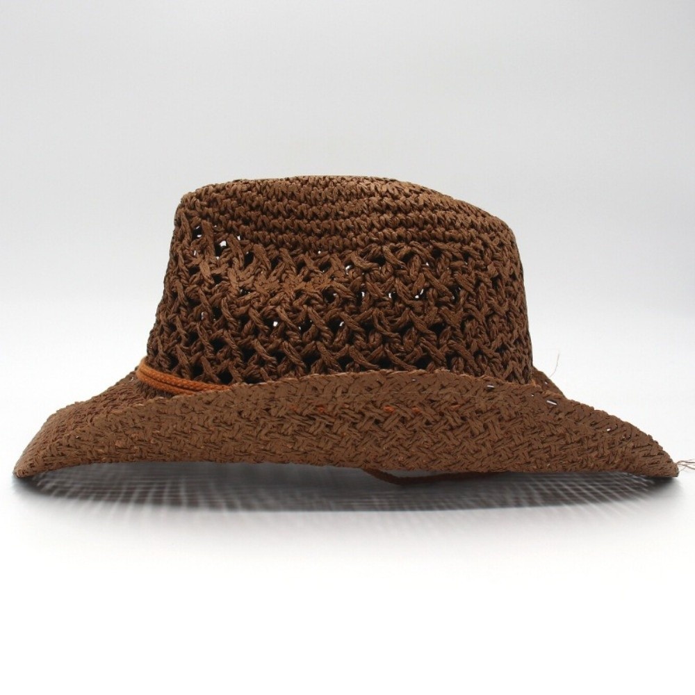 قبعة قش عريضة الحواف بتصميم ري - مراجعة Cowboy Hat Straw وسعره