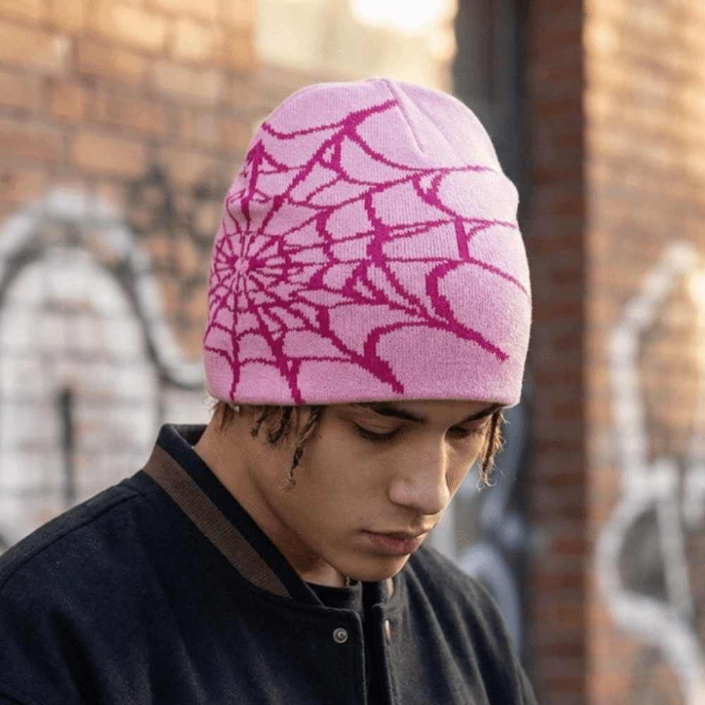 قبعات بيني ناعمة بنمط شبكة الع - مراجعة Beanie Cuffed Knit وسعره