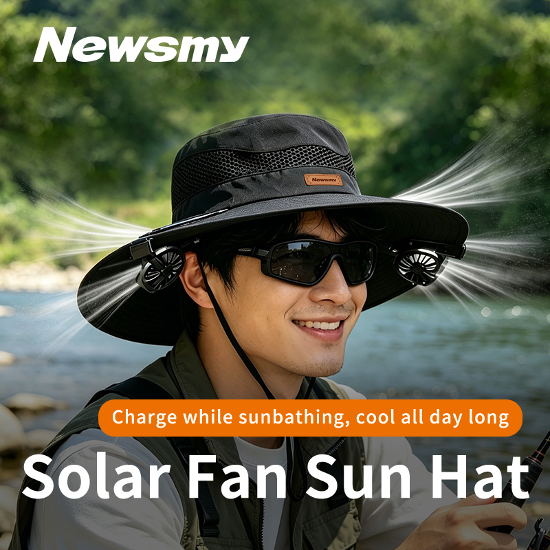 قبعة صيد من نيوسماي تعمل بالطا - مراجعة Sun Hat Wide Brim وسعره